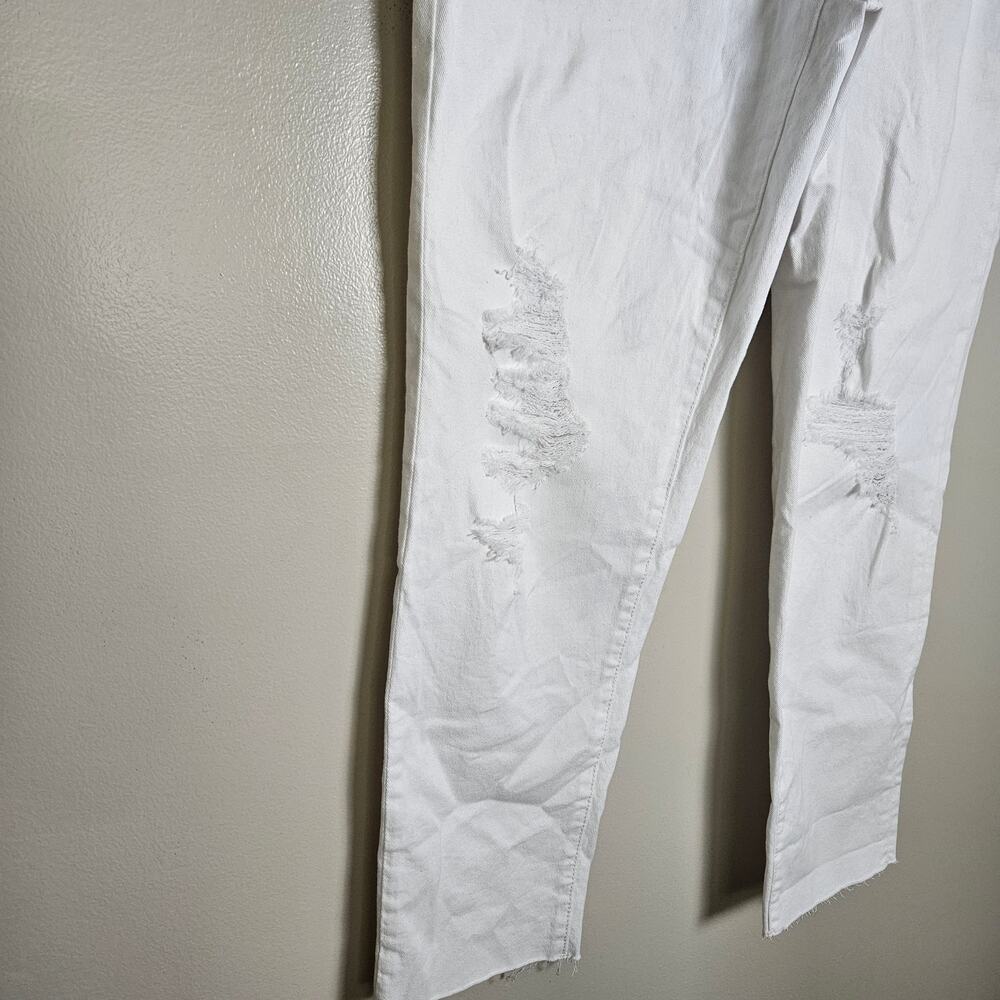 INC White Mom Jeans Sz 8 - Picture 4 of 13
